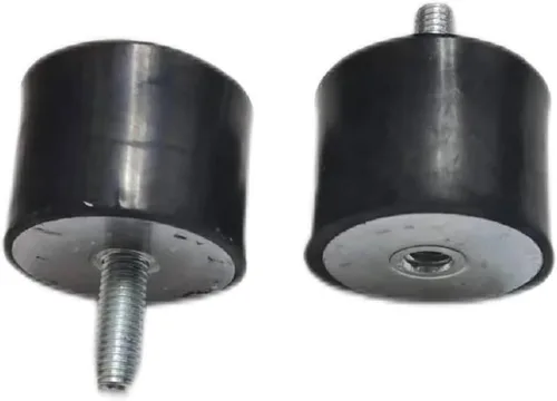 Miniatura 6 de Amortiguador de goma cilíndrico de montaje de goma M8X23D40mmH30mm, soportes aisladores de goma, amortiguadores de dirección de aisladores
