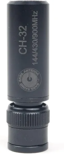 Miniatura 2 de GRA‑SCH32 - Antena portátil de tres bandas con conector BNC 145/435/915 MHz, ultracompacta de 1.9 pulgadas, látigo duradero