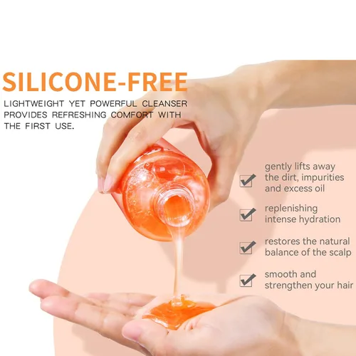 Miniatura 4 de Juego de champú y acondicionador clarificantes para cabello graso, acumulación y puntas secas, 32.4 onzas líquidas