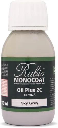 Miniatura 107 de Rubio Monocoat Muestra de Acabado de Aceite para Madera - Puro Aceite Plus Parte A Aceite de Linaza de Secado Rápido y Ecológico para Uso Pure
