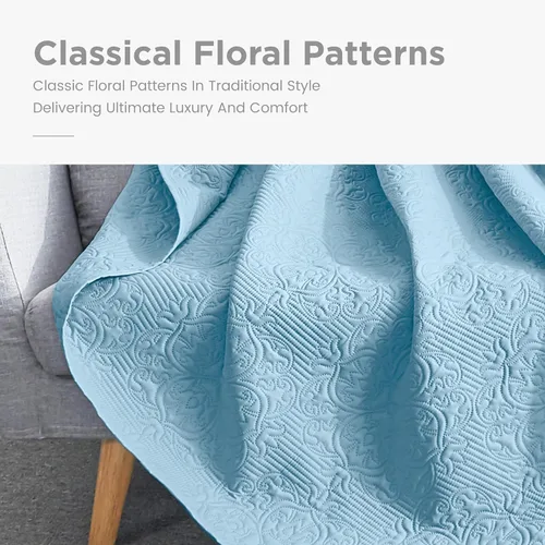 Miniatura 3 de Sophia & William - Quilts Azul claro