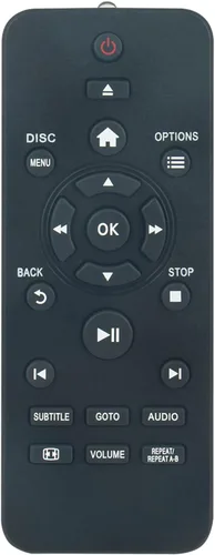 RC-5721 Reemplazo WINFLIKE Traje de Control Remoto Infrarrojo para Philips RC5721 Reproductor de DVD RC-5711 DVP3600 DVP3600/98 DVP3602/F7 DVP2800