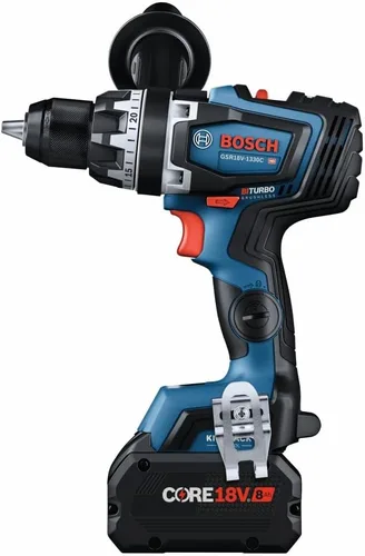 Miniatura 5 de BOSCH GSR18V-1330CB14 PROFACTOR 18V Kit de taladro/controlador de 1/2 pulgada listo para conectarse con (1) batería de alta potencia CORE18V de 8 Ah