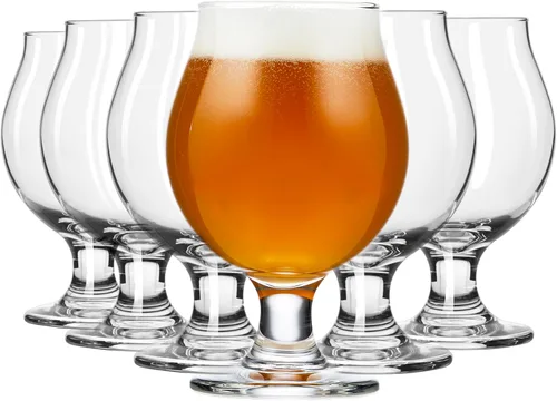 Miniatura 9 de Libbey Vaso de cerveza Belga, Set de 4, Transparente Clásico Belga 4