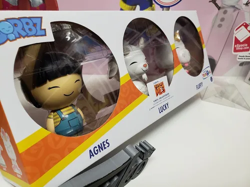 Miniatura 6 de Funko Dorbz: Despicable Me 3 - Figura de vinilo de 3 pulgadas, esponjosa, Agnes y Lucky