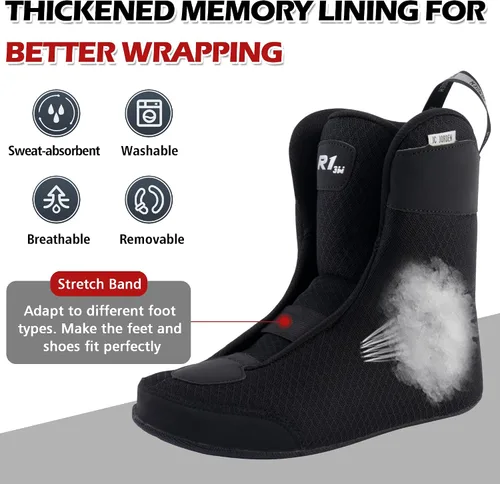 Miniatura 2 de Patines en línea para mujeres y hombres, 3 ruedas de 4.331 in con carcasa exterior duradera, patines profesionales de carreras de velocidad