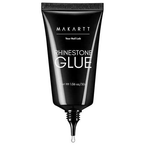 Makartt Pegamento de diamantes de imitación para uñas: pegamento de uñas de gel súper fuerte para dijes de uñas, decoraciones de gemas, arte de uñas