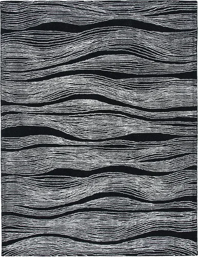 Miniatura 33 de SAFAVIEH Metro Collection - Alfombra decorativa de 2 x 3 pies, azul y marfil, diseño transicional, ideal para áreas de alto tráfico en pasillo, baño