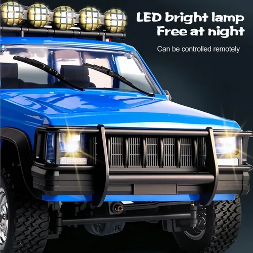 Miniatura 5 de Goolsky RC Rock Crawler, coche de control remoto a escala 1:12, camión RC todoterreno 4WD, vehículo de escalada de 2.4 Ghz, automóvil RC con luces