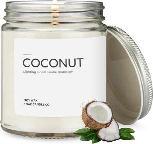Miniatura 23 de 1OAK Vela de Manzana - Velas perfumadas de cera de soja (Manzana) - Velas de soja para aromatizar el hogar - Quema larga premium - Hechas a mano