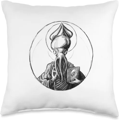 Miniatura 5 de A dash of occult Almohada de Jesús del calamar, 18 x 18, multicolor