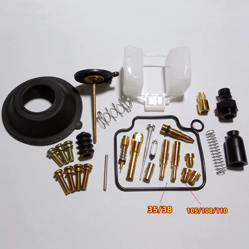 Miniatura 2 de Para Honda 91-08 Nighthawk 250/CB250 kit de reparación de carburador de motocicleta con diafragma de vacío y flotador