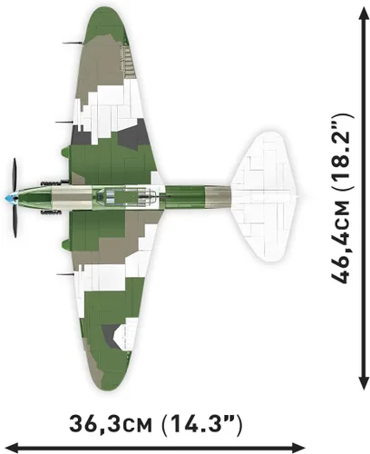 Miniatura 4 de COBI Colección Histórica Segunda Guerra Mundial IL-2 (1943) Avión
