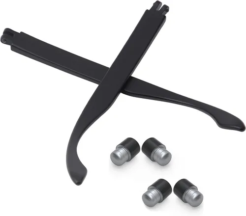Well-aimed Patillas de repuesto negras para gafas de sol Oakley Holbrook OO9102 / Holbrook XL OO9417 / Holbrook Asian Fit OO9244, ajuste perfecto,