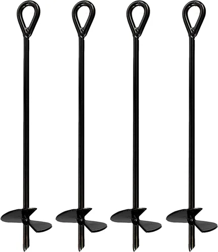 Miniatura 10 de Anclaje de tierra de 30 pulgadas resistente, 1 paquete