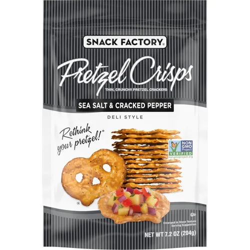 Miniatura 7 de Snack Factory Pretzel Crisps Galletas de pretzel de brioche, bolsa de 7.2 onzas