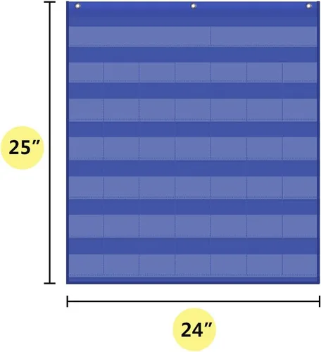 Miniatura 6 de Eamay - Calendario mensual de bolsillo para niños, con 71 tarjetas de aprendizaje para el hogar, color azul