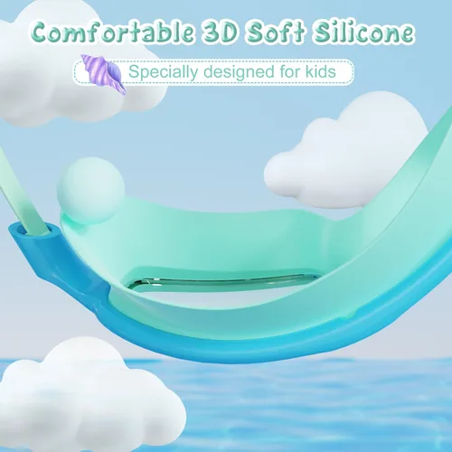 Miniatura 4 de VegoVia - Paquete de 2 gafas de natación para niños, gafas de natación antivaho con protección UV, de visión amplia, para niños de 3 a 15 años