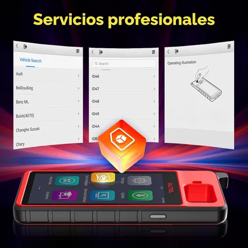 Miniatura 5 de Autel Escáner MaxilM KM100 Herramienta de diagnóstico, nueva herramienta de escaneo OBD KM100 para el 99% de vehículos, actualización de por vida