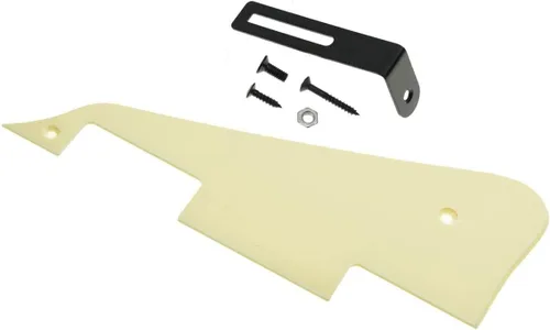 Miniatura 46 de KAISH Golpeador de guitarra LP blanco envejecido de 3 capas con soporte cromado para Epiphone Les Paul