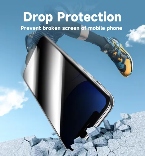 Miniatura 4 de MAGIC JOHN Paquete de 2 protectores de pantalla de vidrio para iPhone 11 Pro Max de 6.5 pulgadas, instalación automática de eliminación de polvo