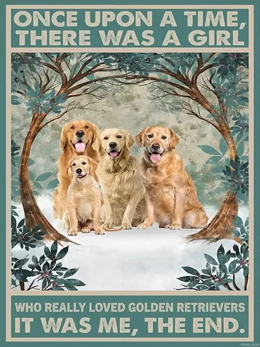 Regalo de Navidad, Golden Retrievers 5D, kit de pintura de diamantes para adultos principiantes, pintura de bricolaje con taladro completo redondo,