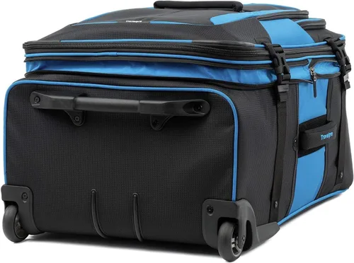 Miniatura 6 de Travelpro Luggage Bold - Rollaboard expandible de 22", AzulNegro, Maleta vertical enrollable expandible Bold Softside