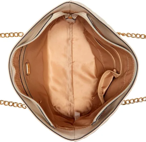 Miniatura 3 de GUESS Bolso tote acolchado bordado GS para mujer - Piedra, Piedra