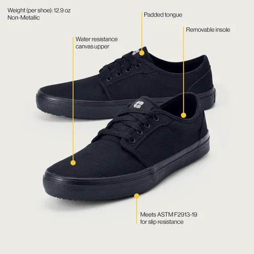 Miniatura 3 de Shoes for Crews Zapatillas unisex con suela antideslizante para trabajo – Cómodas, zapatos de trabajo antideslizantes para hombres y mujeres