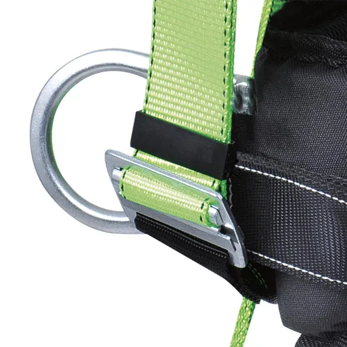 Miniatura 3 de Peakworks Arnés de seguridad acolchado de cuerpo completo con protección contra caídas con soporte de espalda, cinturón de posicionamiento, anillos
