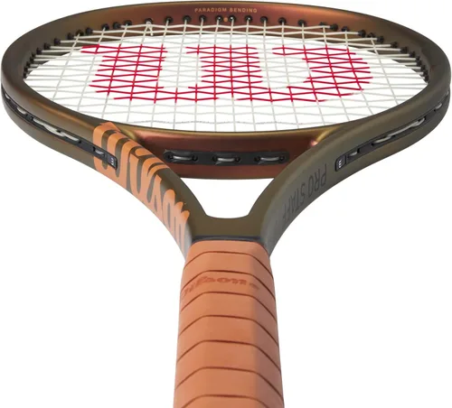 Miniatura 6 de Wilson Pro Staff 97L V14 Performance - Raquetas de tenis, ensartadas con Sensation 16 Natural en tensión de rango medio