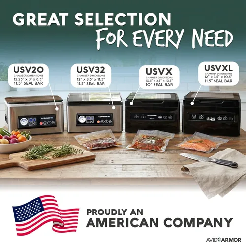 Miniatura 8 de Avid Armor - Cámara de sellado al vacío modelo USV32 Ultra Series, perfecto para alimentos ricos en líquidos incluyendo carnes frescas, adobos