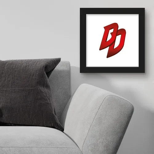 Miniatura 3 de Trends International Gallery Pops Marvel Comics Daredevil - Póster de pared con símbolo DD, 12.00 x 12.00 pulgadas, versión de marco negro