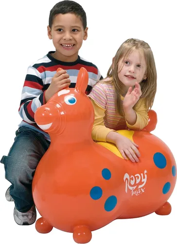 Miniatura 8 de GYMNIC - Caballo de rebote Rody, caballo de salto para niños pequeños, caballo inflable, animales hinchables para niños pequeños y niños, juguetes