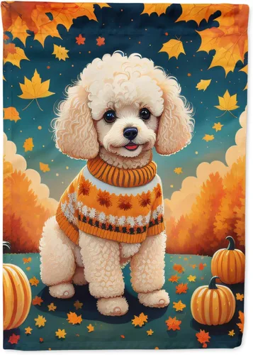 Miniatura 56 de Caroline's Treasures DAC1001GF Affenpinscher - Bandera decorativa para jardín de otoño, decoración para patio exterior, patio, parterres