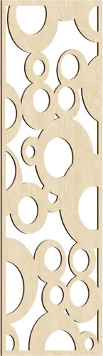 Miniatura 80 de Farwell Paneles de pared decorativos de madera con calado, 13 3/8 pulgadas de ancho x 34 3/8 pulgadas de alto x 1/4 de alto, roble rojo rojo