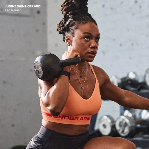 Miniatura 15 de Under Armour - Brasier largo y sin costuras de bajo impacto para mujer