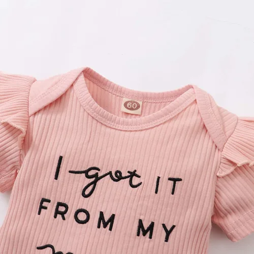 Miniatura 17 de Mioglrie Conjunto de ropa para bebé recién nacida, conjunto de pantalones cortos, conjunto floral de verano, ropa de bebé linda para niña