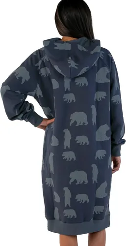 Miniatura 109 de Lazy One Sudadera con capucha de gran tamaño, ropa de dormir cómoda, vestido de suéter para mujer