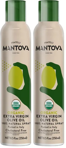 Miniatura 10 de Mantova Spray de Aceite de Oliva Extra Virgen Sabor Chile 8 oz. Botella de Aerosol - Controla la Cantidad de Aceite - Ideal para Ensaladas y Cocina