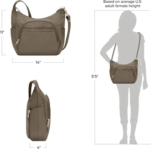 Miniatura 126 de Travelon Bolso bandolera clásico antirrobo
