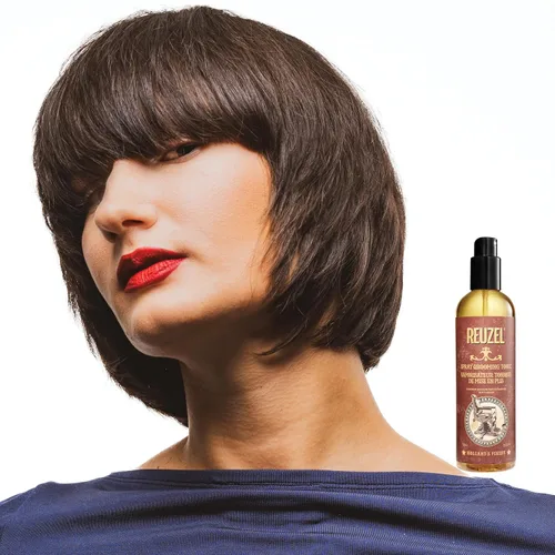 Miniatura 6 de Reuzel - Tónico de aseo en laca para el cabello, fragancia sutil de manzana, menta, perfecto para secado, ideal para volumen, elevación y textura