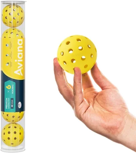 Outdoor Pickleball Balls USAPA Approved for Tournament Play 6 12 48 Packs Durable 40-Hole Design Ideal for All Skill Levels Pickleball Accessories