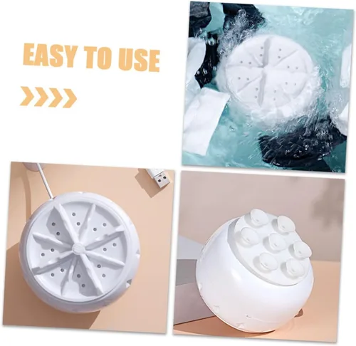 Miniatura 7 de KOMBIUDA 2 unids Lavadora Personal Portátil Mini Lavavajillas Agitador Lavaplatos Lavadora de Fregadero de Plástico para Rv Casa Coche