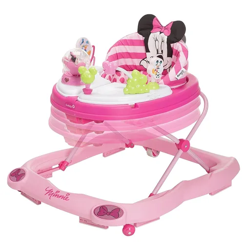 Miniatura 5 de Andadores y centro de actividades para bebés Minnie Mouse de Disney Baby, andador rosa con música y luces de purpurina