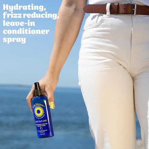Miniatura 4 de Solar Recover Acondicionador natural para cabello dañado por el sol, spray sin enjuague (8 onzas), desenredante hidratante para cabello seco y dañado