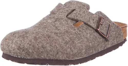 Miniatura 12 de Birkenstock Zuecos de gamuza Boston para mujer