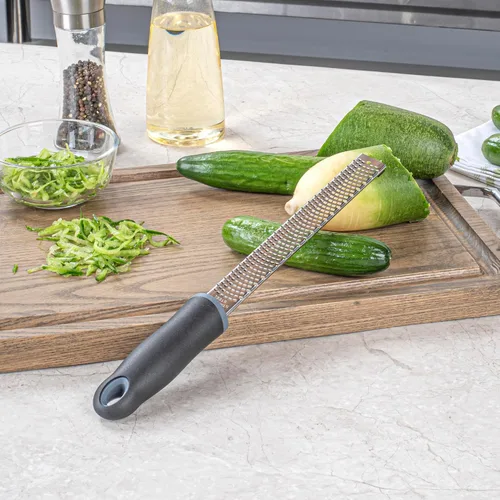 Miniatura 3 de Restaurantware Met Lux - Rallador de mano de 13 pulgadas, 1 rallador de queso Zester, con mango para rallar limones y rallar queso, rallador