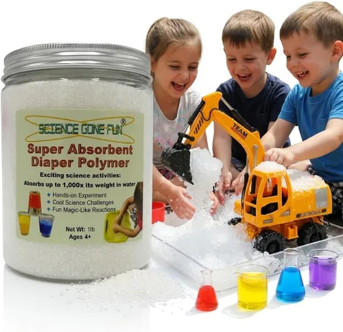 1 libra Super Absorbente Pañal Polymer_Science Productos educativos
