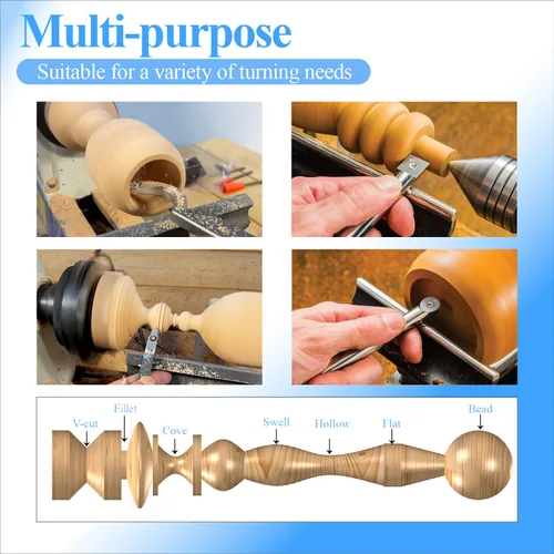 Miniatura 5 de Asieg Tool 0.787x0.472x0.059 in 0.787 pulgadas insertos de carburo cuchillas de corte Cuchillos 2 bordes para carpintería Surco de superficie